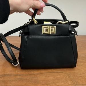 Baginc mini leather crossbody bag